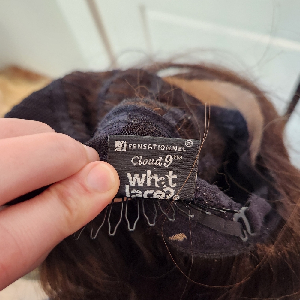 Brown Balayage Synthetic Wig - Picture 6 of 8
